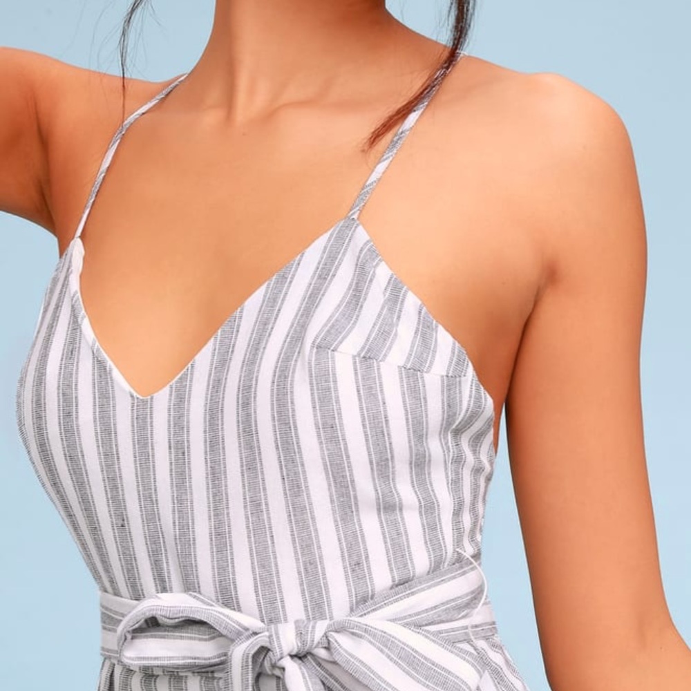 [Lulu’s] NWT Nelson Striped Midi Dress - Picture 3 of 4